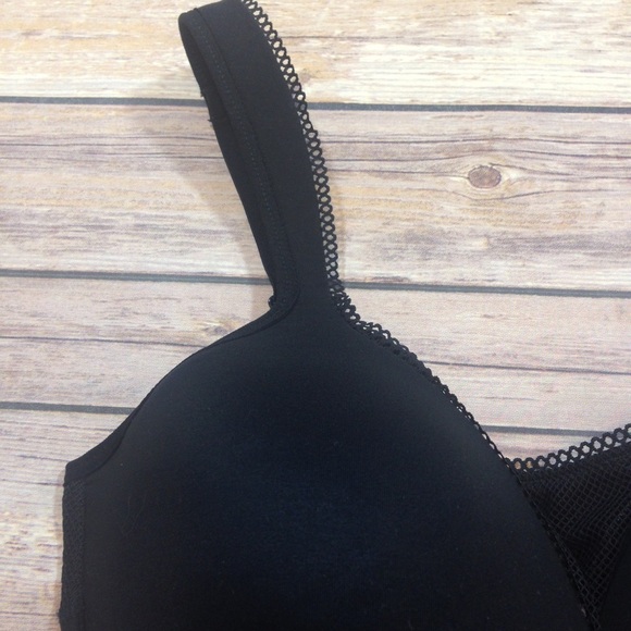 Victoria Secret VSX Black Sports Bra 32DDD - Picture 2 of 5