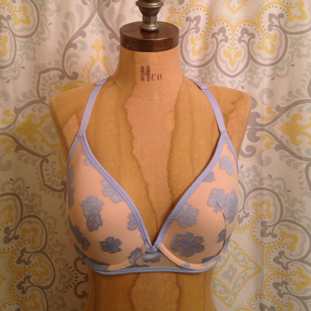 Vs PINK floral lace racerback bra