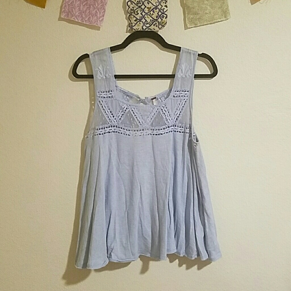 Free people lace tank top