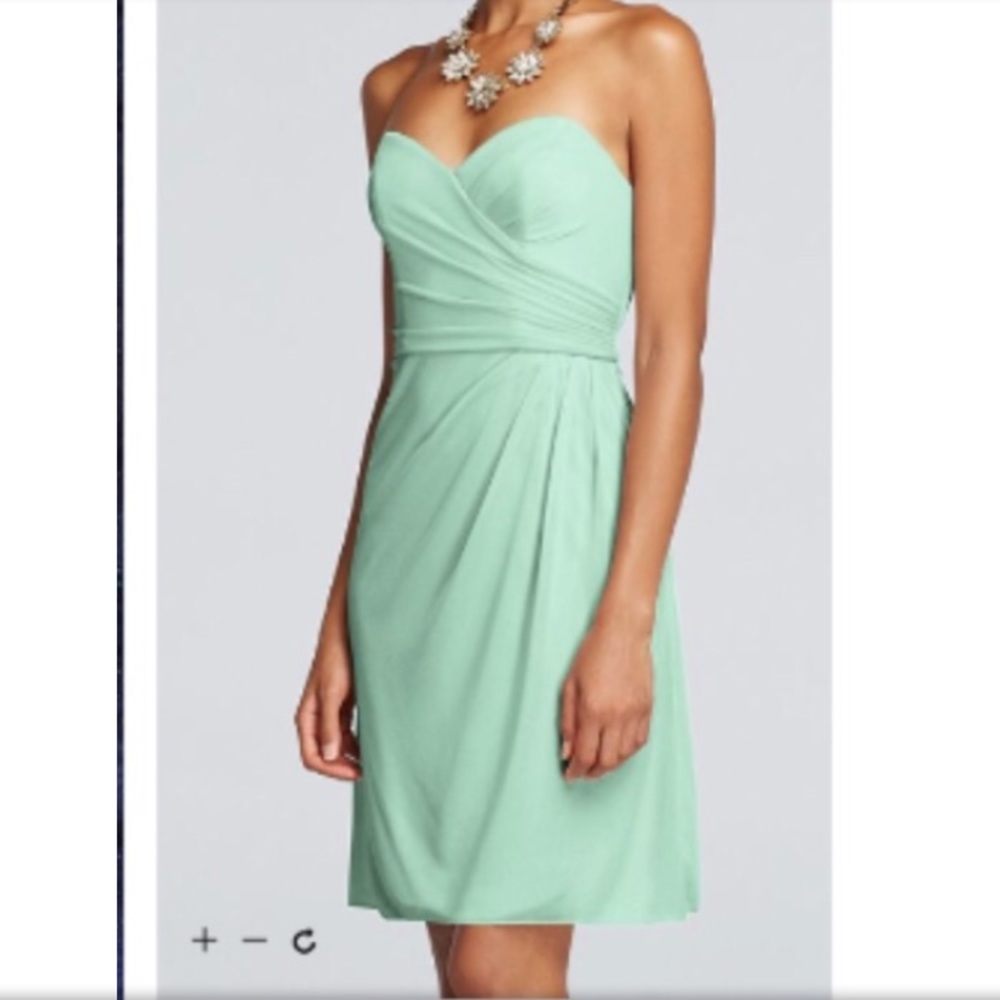 Mint Cocktail/Bridesmaid Dress