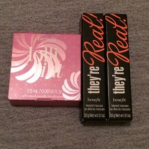 Benefit They're Real minis and Benefit LolliTint