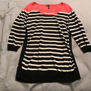 Soft stretchy 3/4 sleeve sweater