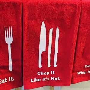Lyrics Inspired Kitchen Towels