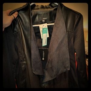 Faux leather moto jacket purchased from stitch fix