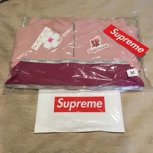 SOLD SOLD SOLDSUPREME LOGO TAPED STRIPE HALF ZIP