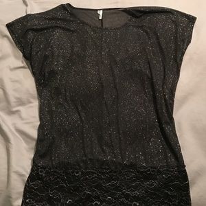 Sparkley sheer top