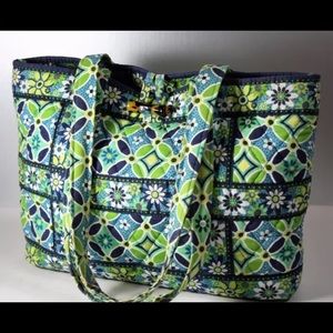 Vera Bradley daisy daisy tic tac tote bag purse