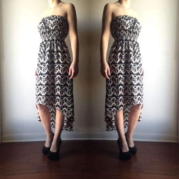 Dresses & Skirts - Women's size medium strapless high low dress