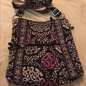 Vera Bradley canterberry magenta hipster purse