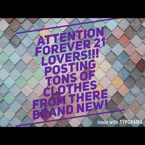 LOTS OF BRAND NEW FOREVER 21 CLOTHES!