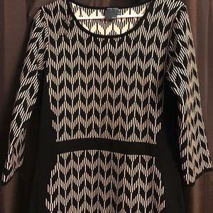 Gabby Skye pattern sweater dress L