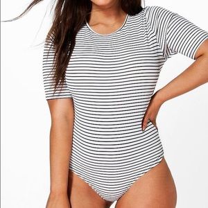 NWT Striped Bodysuit!