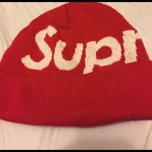 Supreme Red Beenie