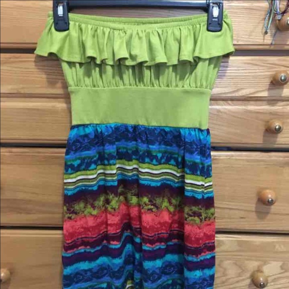 Summer Tube Top Dress - Picture 2 of 3