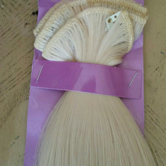 Blonde Full Head Clip In Extension #613 main image 4