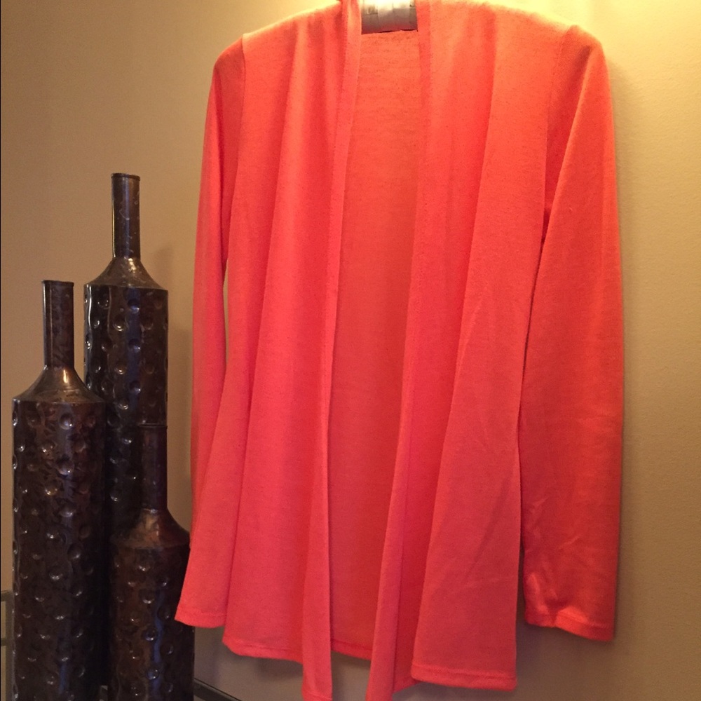 🌼SALE🌼! 41 Hawthorn coral lightweight cardi, M