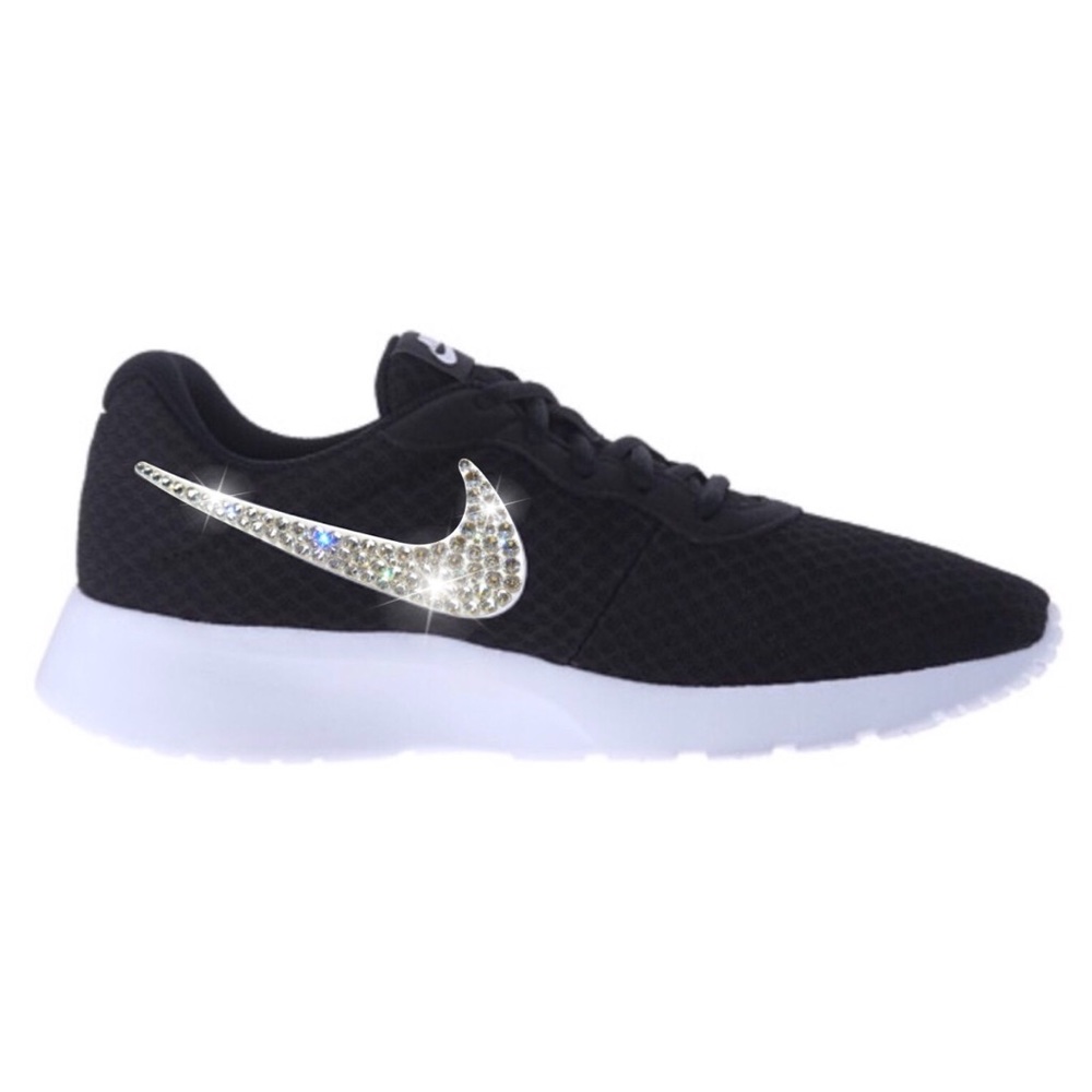 Bling Nike Tanjun Shoes with Swarovski Crystals