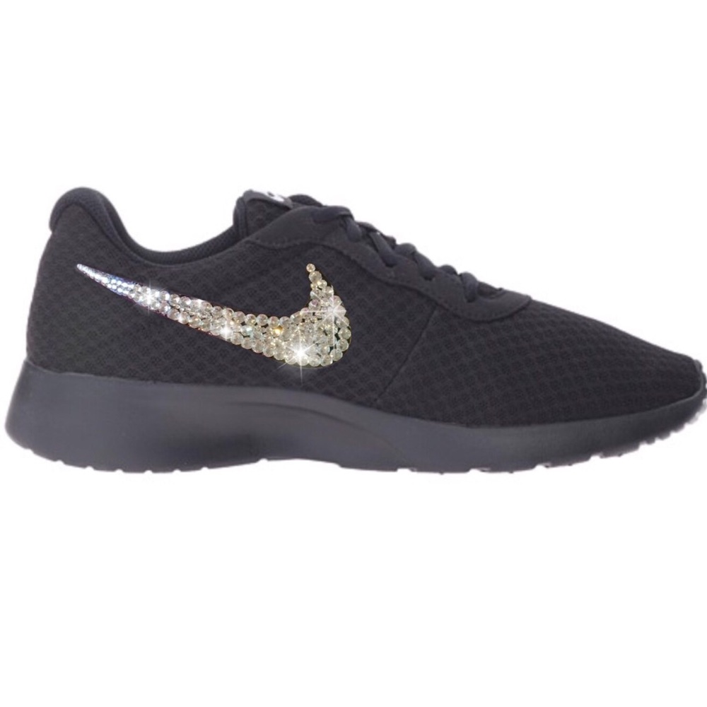 Bling Nike Tanjun Shoes with Swarovski Crystals