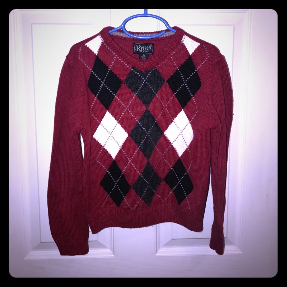 Boys Argyle Sweater