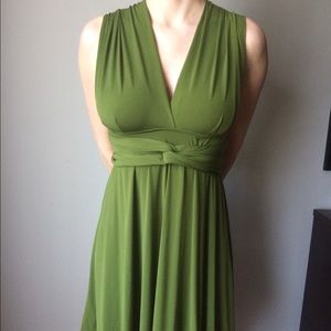 Olive Green Mossimo Multi Way Dress XS