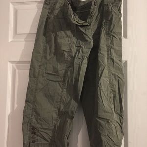 Style & Co Dark green Capri pants sz 14P