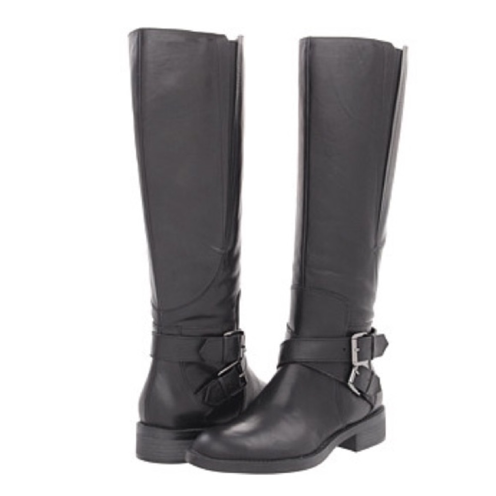 Enzo Angiolini riding boots, black, size 10 1/2