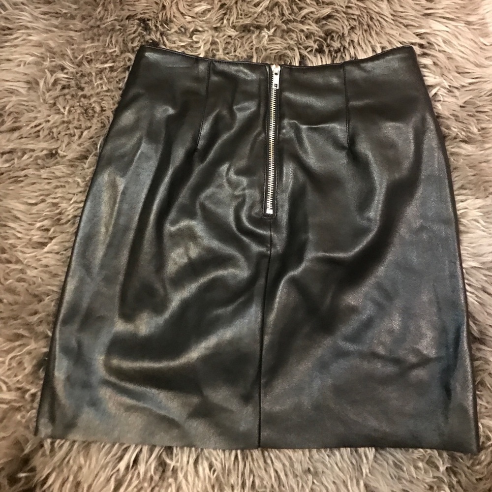 Leather Mini skirt