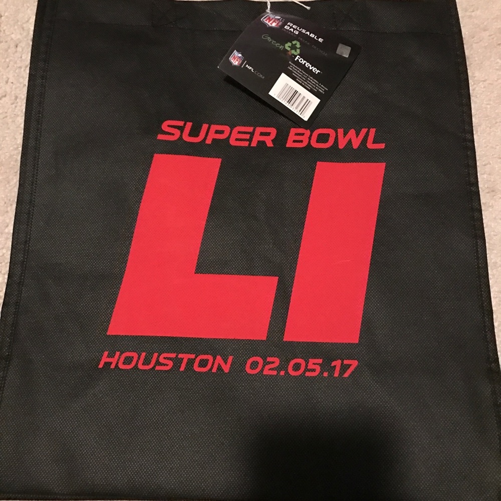 Super Bowl reusable tote