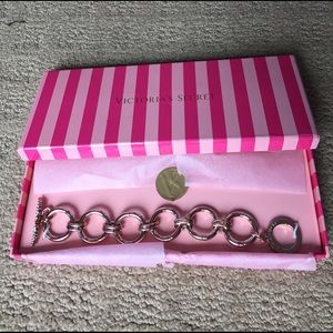 Victoria's Secret Rose Gold Angel Charm Bracelet