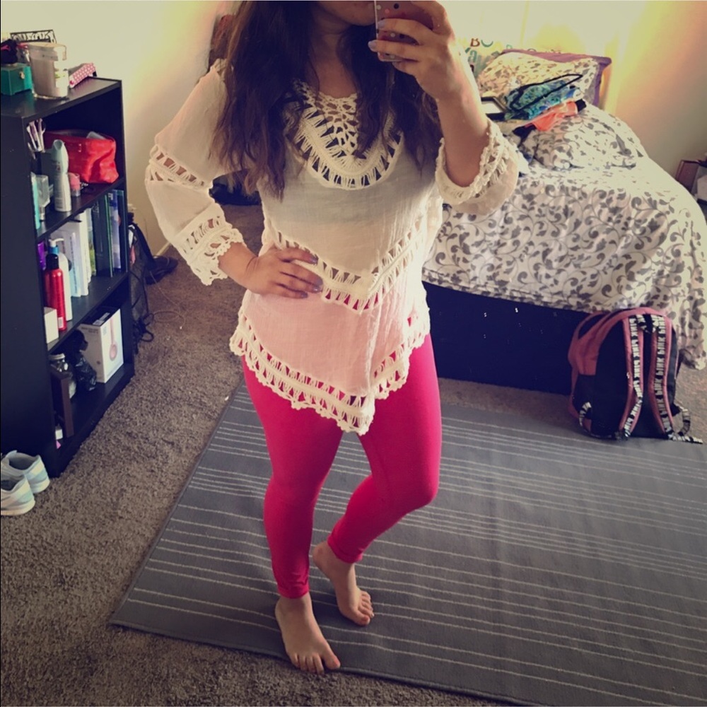 Knit flowy top, perfect to throw over a cute tank!