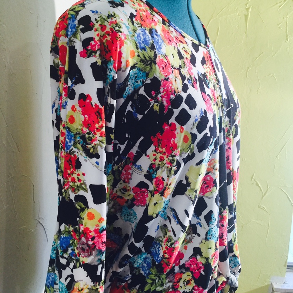Floral top xl