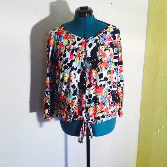 Floral top xl - Picture 3 of 8