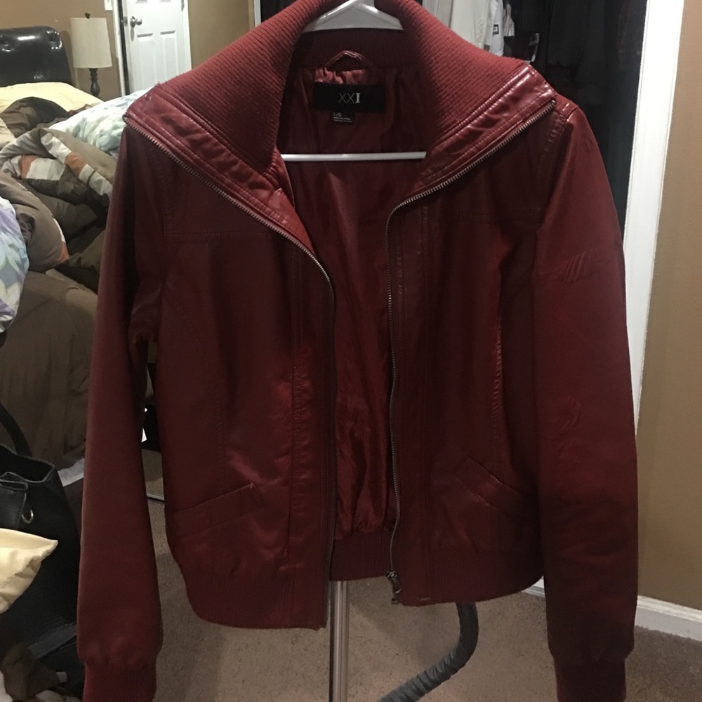 Faux Leather Jacket
