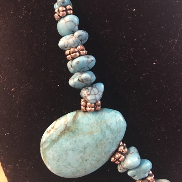 Turquoise Tear Drop necklaces - Picture 4 of 13