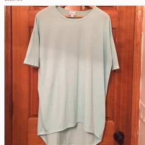 Mint green Lularoe Irma Top New XS Easter Spring