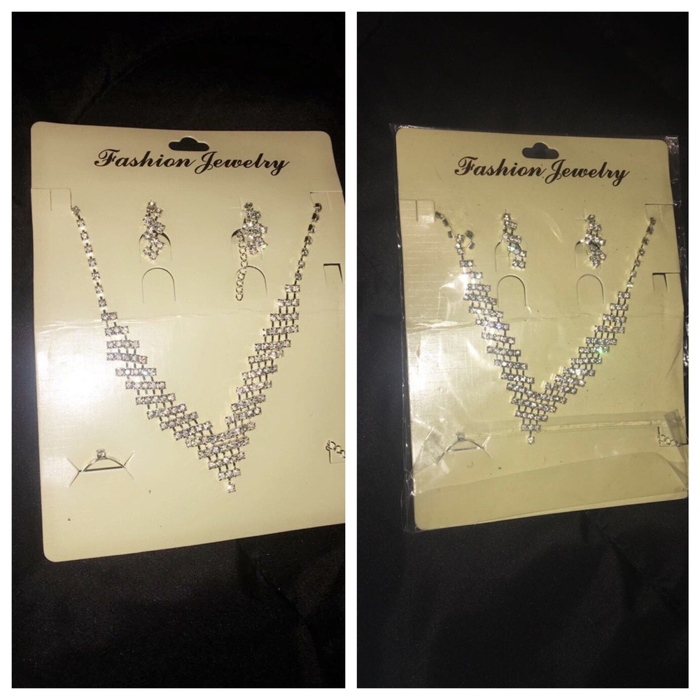 Sassy silver jewelry set !