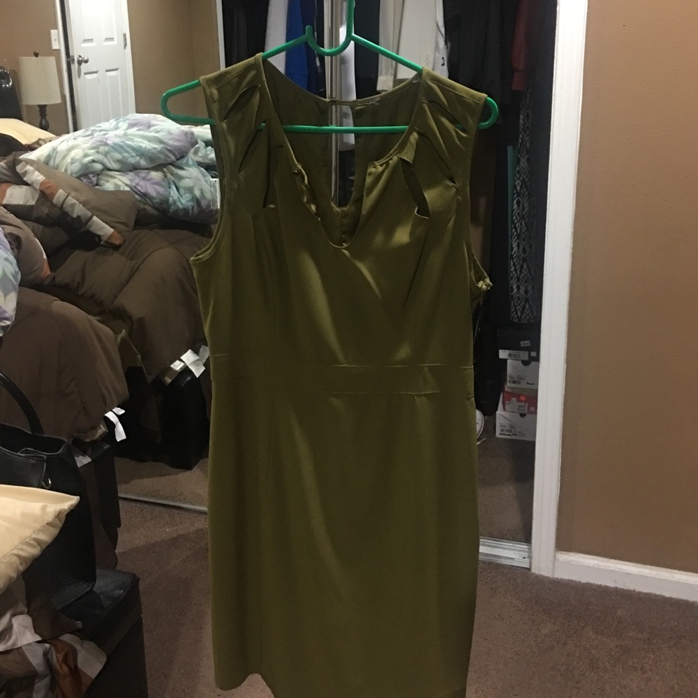 Olive Green Dress
