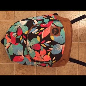 Roxy floral backpack