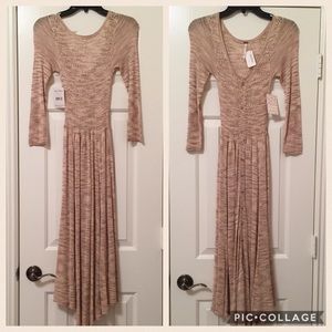 FREE PEOPLE knit boho dress | size xs | $168 NWT