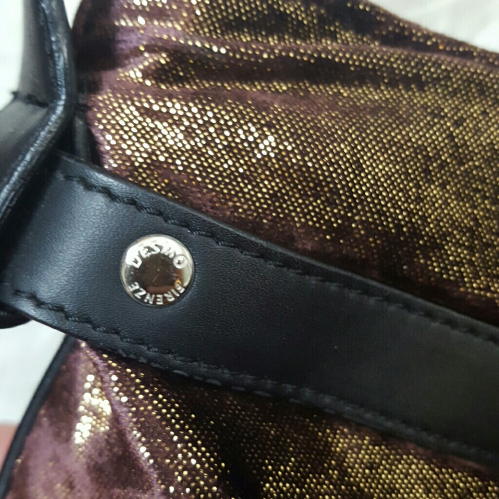 🆕 Desmo Italy Leather Velvet Purse - Picture 7 of 10