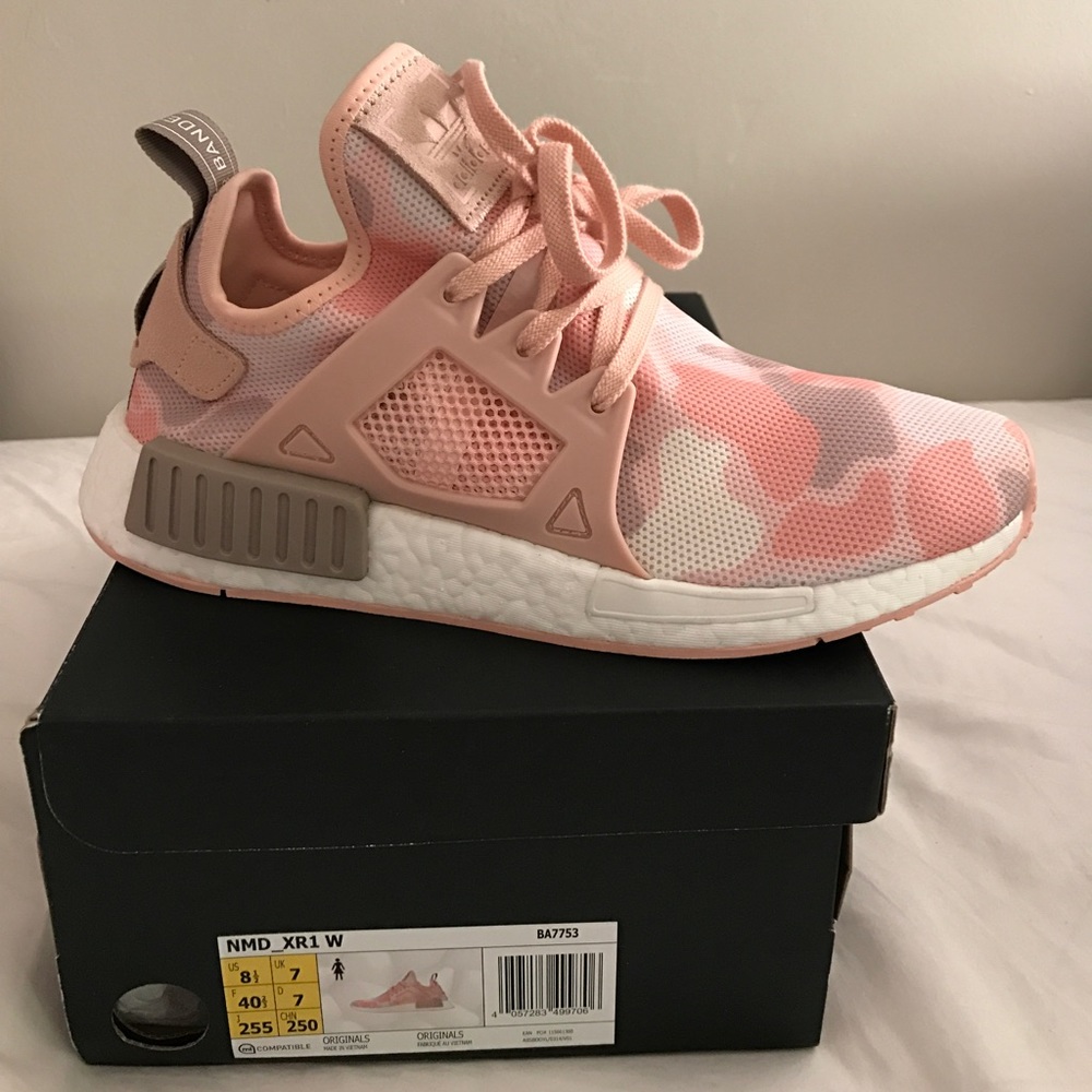 Adidas NMD XR1 Pink Camo Size 8.5