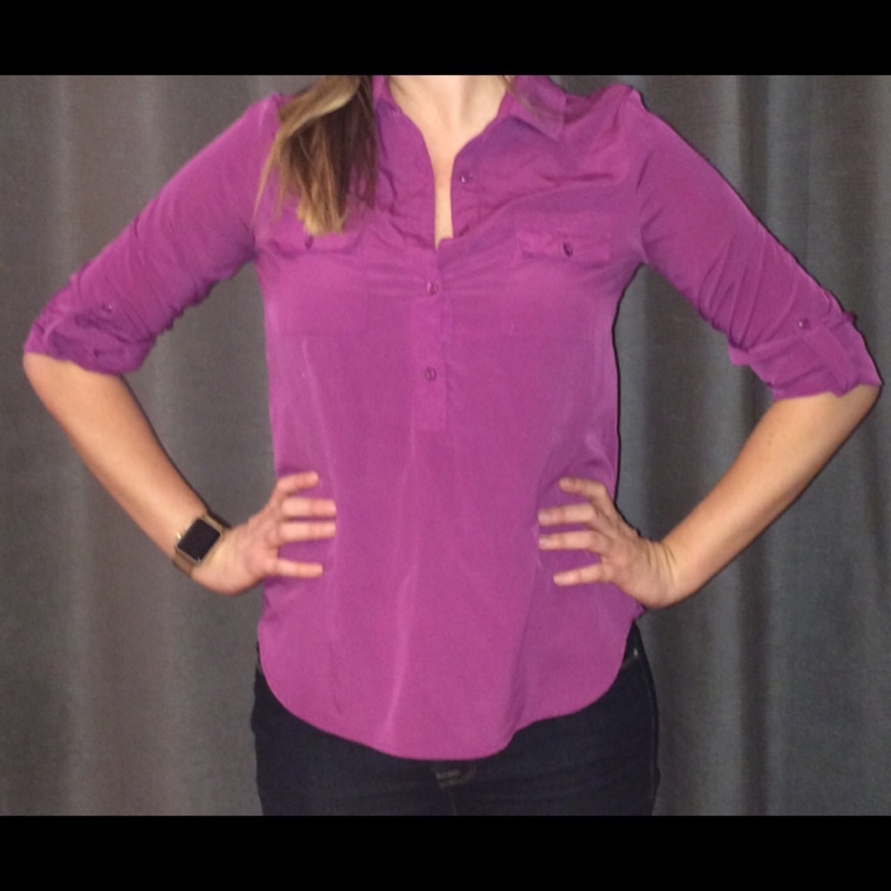 ! LAST CHANCE ! Magenta Button Down