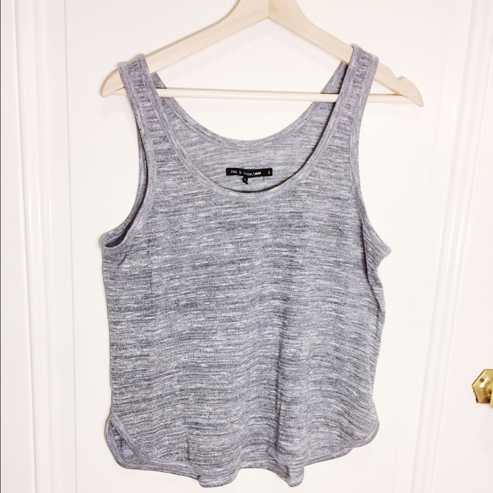 RAG AND BONE - grey tank - SZ L