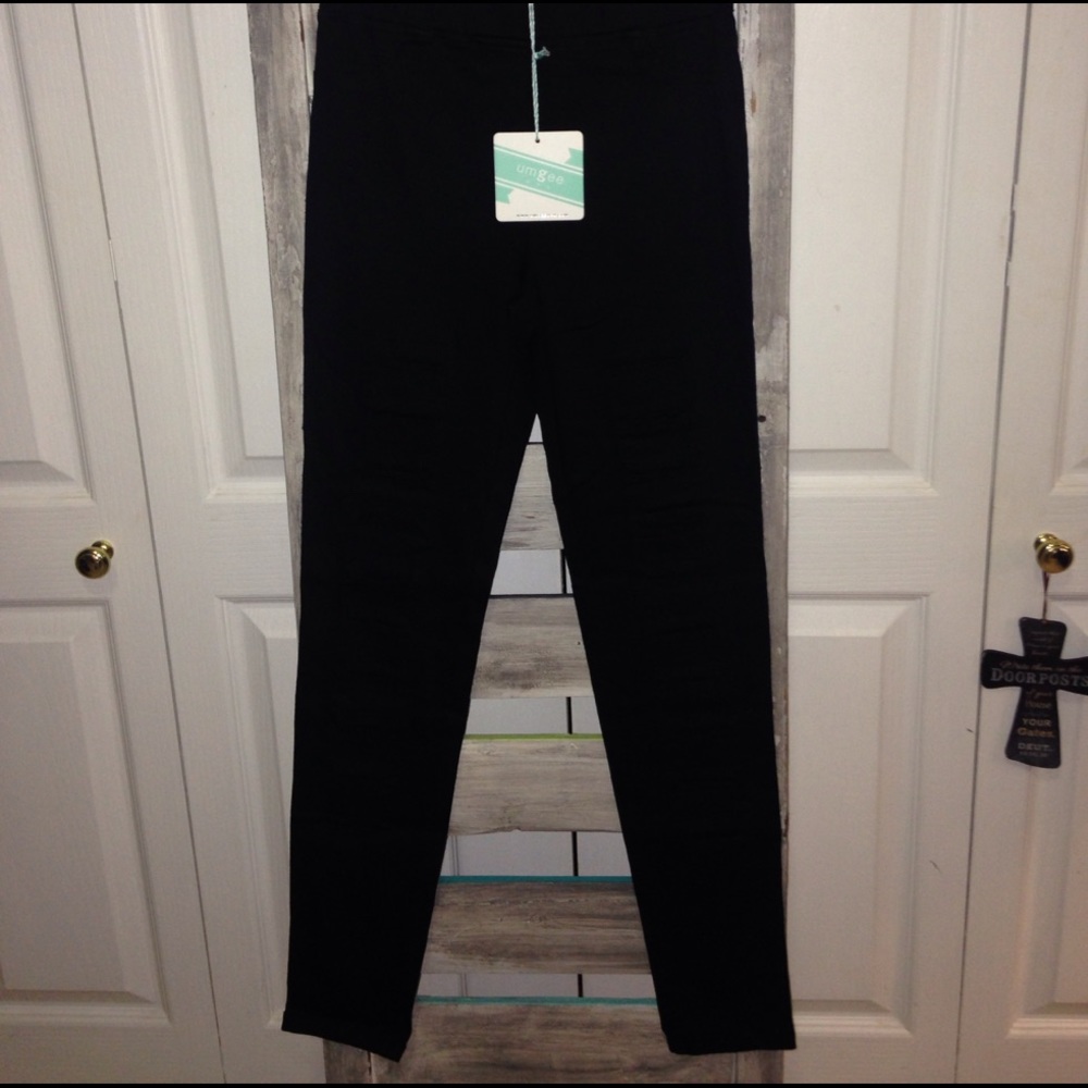 Umgee black jeggings size small