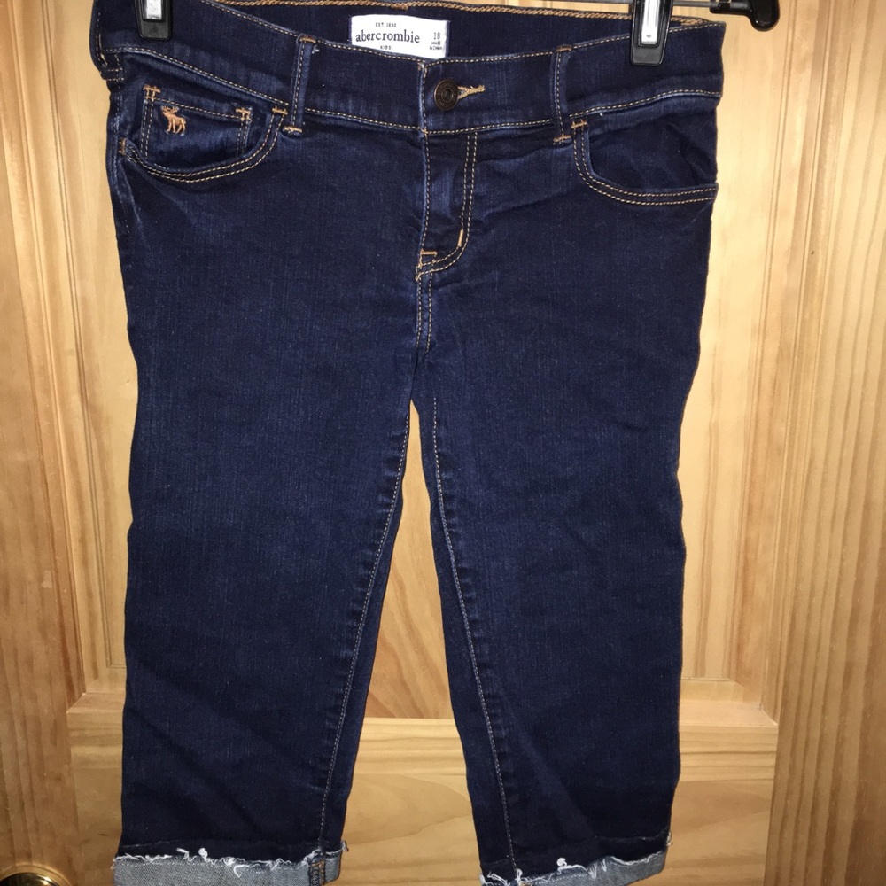 Abercrombie Kids Knee-Length Denim Shorts