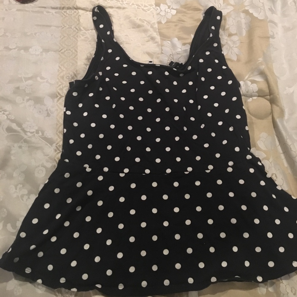 Express polka dot top