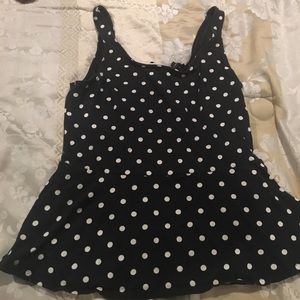 Express polka dot top