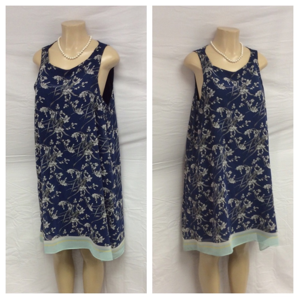 MAX STUDIO LADIES FLORAL SLEEVELESS DRESS - Picture 5 of 8