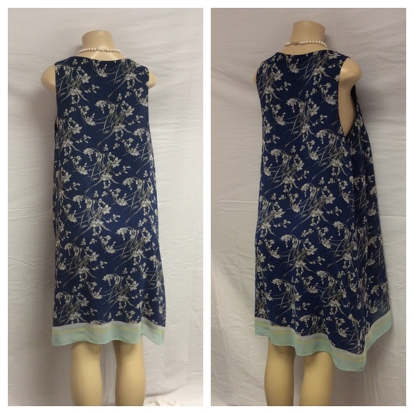 MAX STUDIO LADIES FLORAL SLEEVELESS DRESS - Picture 4 of 8