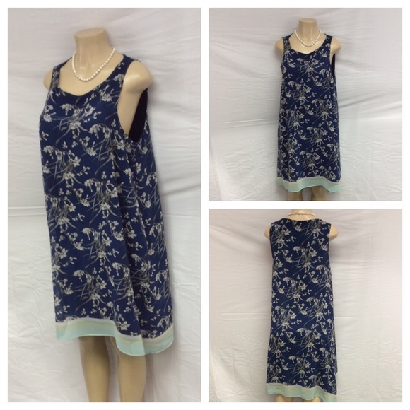 MAX STUDIO LADIES FLORAL SLEEVELESS DRESS - Picture 6 of 8